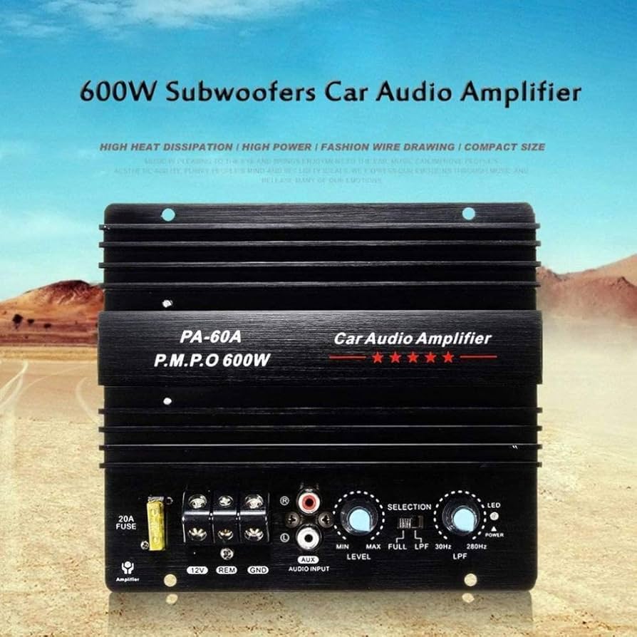 DIAMOND AUDIO TECHNOLOGYカー パワーアンプ Amazon.co.jp: カーパワーアンプ、12V 600Wモノラルオーディオ